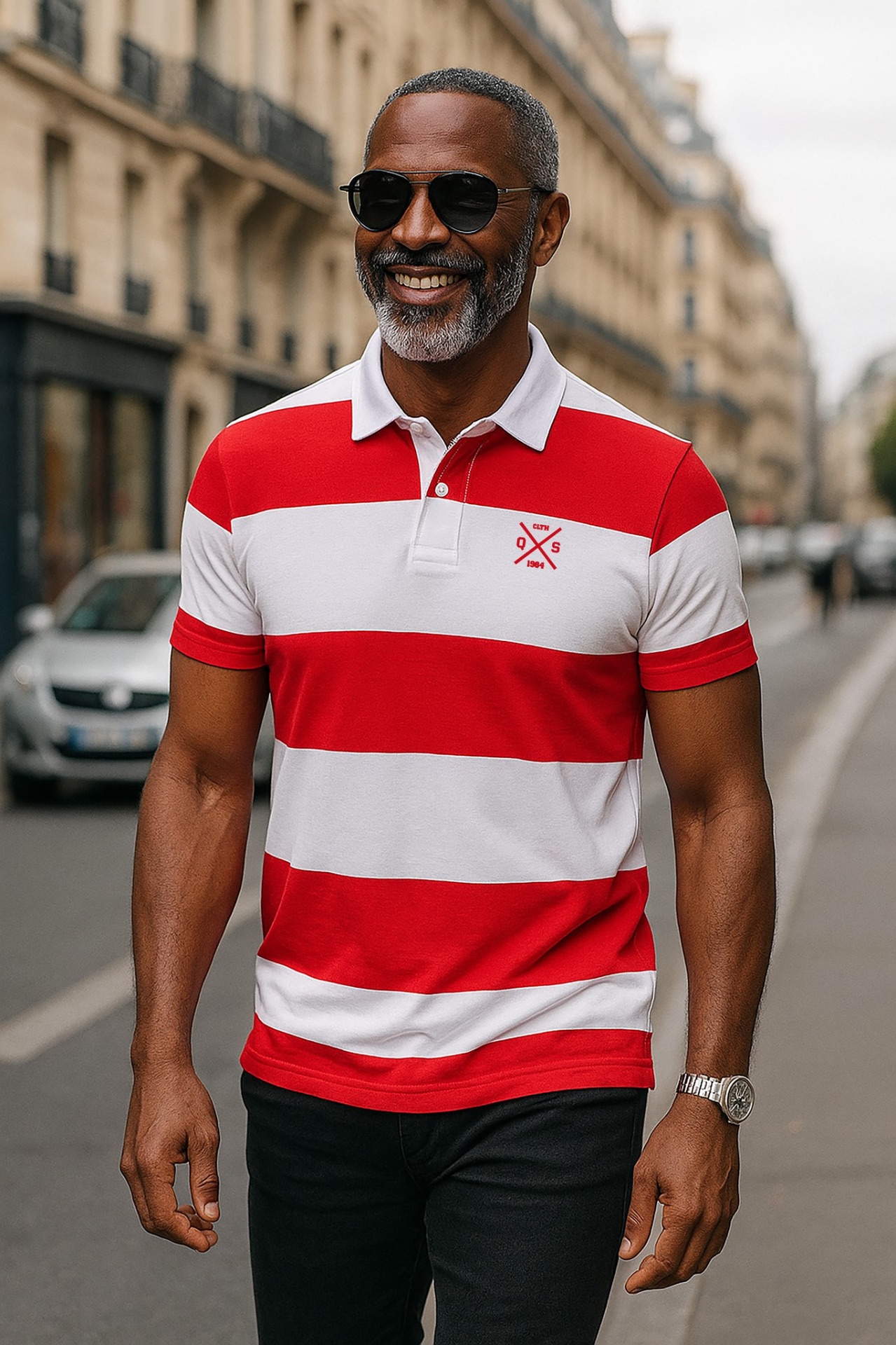Polo QS Rugby Red